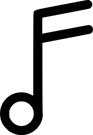 One Eighth Music Note - Icons Musical Instruments Png, Transparent Png PNG