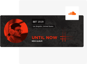 Soundcloud Header Design Maker App - Plantilla De Banner De Soundcloud, HD Png Download PNG with transparent background