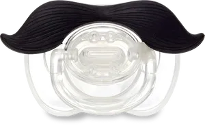 Mustache Pacifier Product Image PNG Image