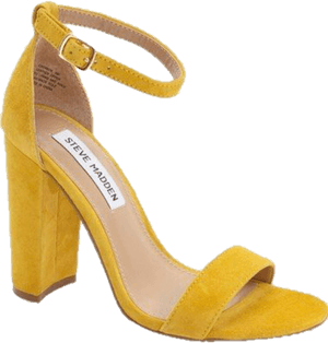 Yellow Amarillo Aesthetic Random Shoes Zapatos - Mustard Colour Heels, HD Png Download PNG image with transparent background