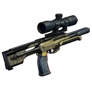 Mw2 Sniper Rifle Transparent Png Wpu PNG Image