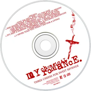 My Chemical Romance Three Cheers Album C D PNG Image