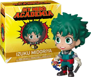 My Hero Academia Izuku Midoriya Figure PNG Image