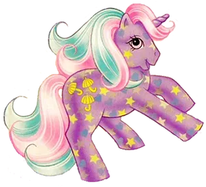 My Little Pony Pastel Illustration PNG Image