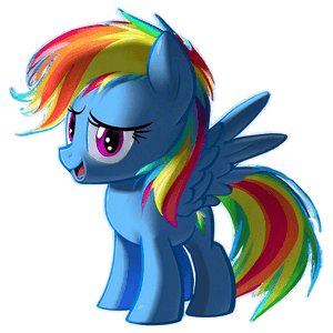 My Little Pony Rainbow Dash PNG xfd PNG image with transparent background
