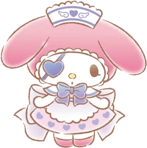 My Melody Cute Character Illustration PNG Image