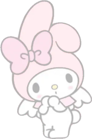 My Melody Cute Pose PNG Image