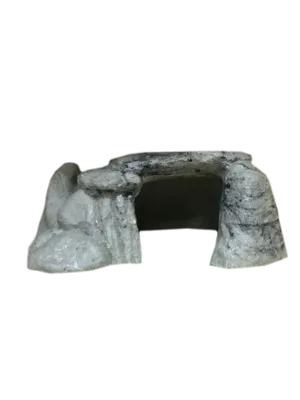 Mysterious Cave Entrance PNG Image