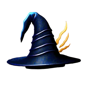 Mysterious Dark Wizard Hat Png Mju PNG Image