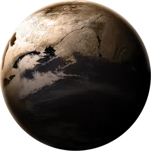 Mysterious_ Exoplanet_ View.png PNG Image