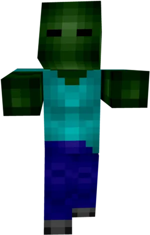 Mysterious_ Herobrine_ Figure PNG Image