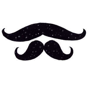 Mysterious Magician Mustache PNG bdt90 PNG