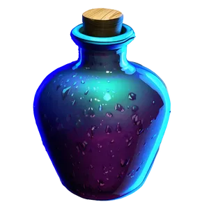 Mysterious Potion Bottle Png Jde PNG Image