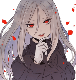 Vampire Anime Girl PNG Pic PNG image with transparent background