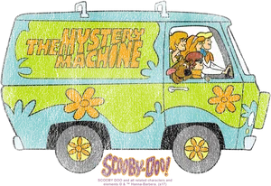 Mystery Machine Scooby Doo Team PNG Image