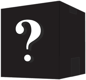 Image Of 2fu Mystery Box - Black Mystery Box PNG