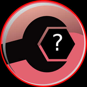 Mystery Stop Sign Icon PNG with transparent background