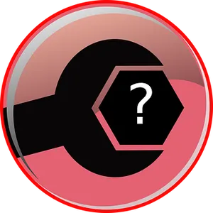 Mystery Stop Sign Icon PNG Image