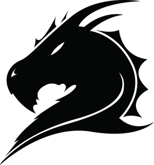 Mystic Dragon Silhouette PNG Image