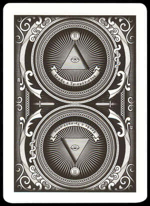 Mystic Eye Playing Card PNG image with transparent background