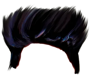 Mystic_ Glowing_ Hair_ Art PNG Image