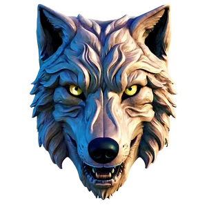 Mystic Wolf Face Symbol Png Jcj51 PNG Image