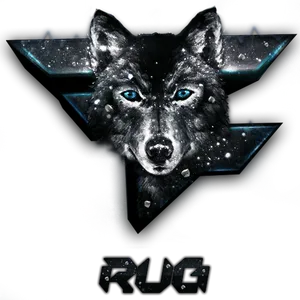 Mystic Wolf Logo PNG Image