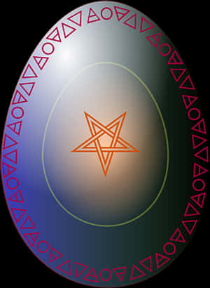 Mystical Egg Design PNG image with transparent background