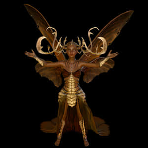 Mystical_ Elf_ Queen_ Fantasy_ Art PNG image with transparent background