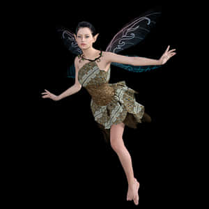 Mystical_ Fairy_ Figure PNG image with transparent background