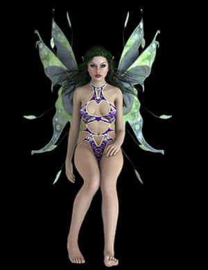 Mystical_ Fairy_ Illustration PNG with transparent background