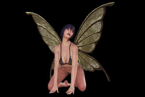 Mystical_ Fairy_ Pose PNG image with transparent background