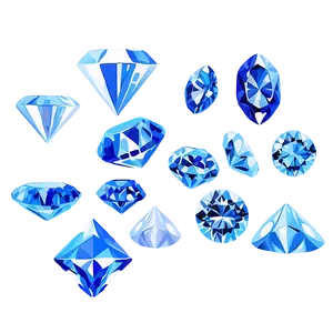 Mystical Falling Diamonds Png 58 PNG Image