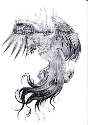 Transparent Chest Tattoo Png - Realistic Phoenix Tattoo Designs, Png Download PNG with transparent background