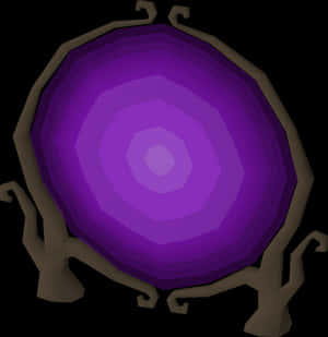 Mystical Purple Portal PNG image with transparent background