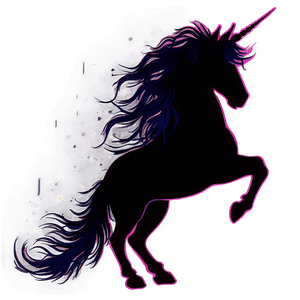 Mystical Unicorn Silhouette PNG 56 PNG