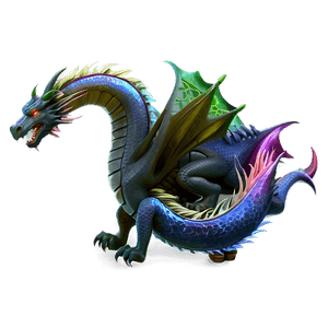 Mythical Dragon Illustration PNG bfq PNG image with transparent background