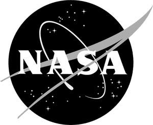 Azsgc Logos - Nasa Black And White PNG