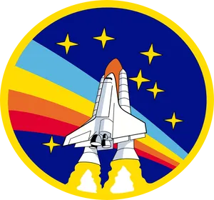 N A S A Space Shuttle Emblem PNG Image