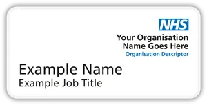 N H S Name Badge Template PNG Image