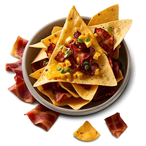 Nachos With Bacon Bits Png Jrj PNG Image