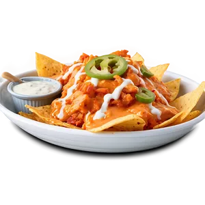 Nachos With Buffalo Chicken Png Ydr PNG Image