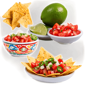 Nachos with Fresh Pico de Gallo PNG 22 PNG with transparent background