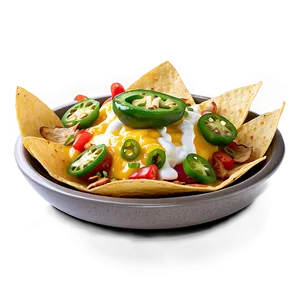 Nachos With Jalapeno Peppers Png Mvm PNG Image