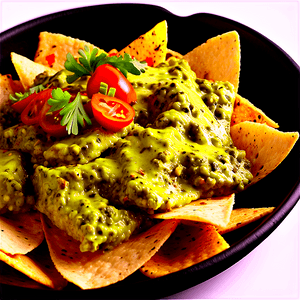 Nachos with Pesto Spread PNG cpp PNG image with transparent background