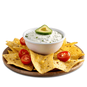 Nachos with Ranch Dressing PNG ack94 PNG image with transparent background