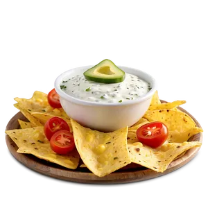 Nachos With Ranch Dressing Png Ack94 PNG Image