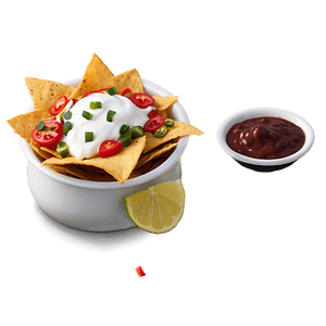 Nachos with Sour Cream PNG 06122024 PNG with transparent background