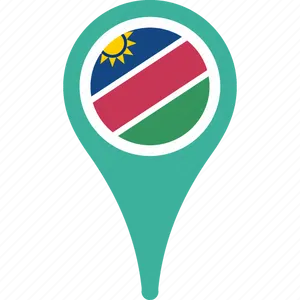 Namibia Location Icon PNG Image