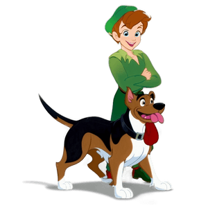 Nana Dog Peter Pan PNG 06112024 PNG image with transparent background